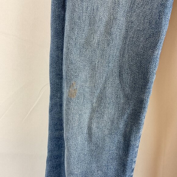 Mother The Hustler Ankle Fray Jeans 24 Blue - Picture 6 of 14